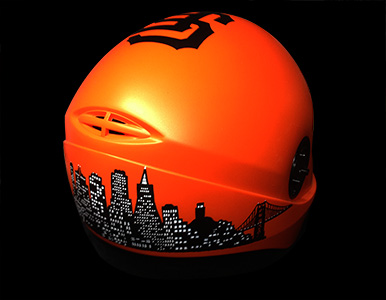 SF Giants Custom Skydiving Helmet